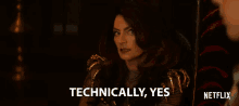 Technically Yes Michelle Gomez GIF - Technically Yes Michelle Gomez Lilith GIFs