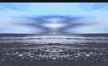 Wave Sunset GIF