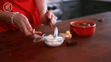Chocolate Soup Whipped Cream GIF - Chocolate Soup Whipped Cream Croutons GIFs