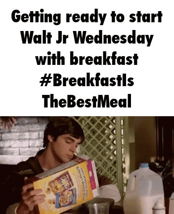 breaking bad meme walt jr breakfast