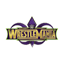 wrestle mania sign wwe wrestling logo