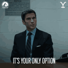 Its Your Only Option Jamie Dutton GIF - Its Your Only Option Jamie Dutton Yellowstone GIFs