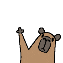 Gort Capybara GIF - Gort Capybara Waving GIFs