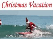 Christmas Vacation Santa Claus GIF - Christmas Vacation Santa Claus Beach GIFs