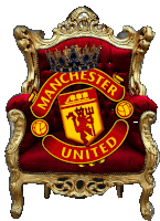 Love Man United Manchester Sticker - Love Man United Manchester Throne Stickers