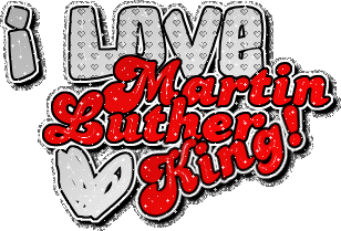 Happy Mlk Day I Love Martin Luther King Sticker - Happy Mlk Day I Love Martin Luther King Heart Stickers