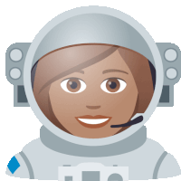 Astronaut Joypixels Sticker - Astronaut Joypixels Lets Go To Space Stickers
