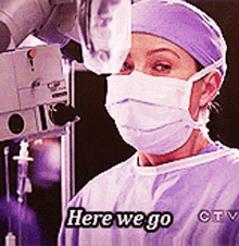 Greys Anatomy Meredith Grey GIF - Greys Anatomy Meredith Grey Here We Go GIFs