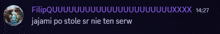 a purple background with filip written in the top left corner