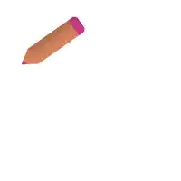 a pencil with a pink eraser on it