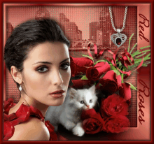 Gina101 Red Roses GIF - Gina101 Red Roses Blink GIFs