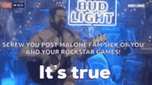 Post Malone Post A Butt GIF - Post Malone Post A Butt Bud Light GIFs