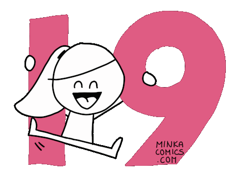 Minka Minkacomics Sticker - Minka Minkacomics 19 Stickers