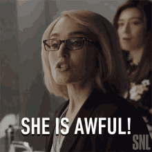 She Is Awful Saturday Night Live GIF