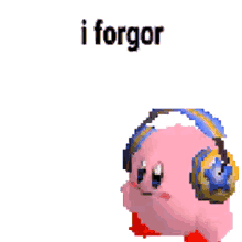 Kirby I Forgor Sticker - Kirby I Forgor Great Argument - Discover & Share  GIFs