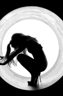 Black And White Lady GIF - Black And White Lady Dance Moves GIFs
