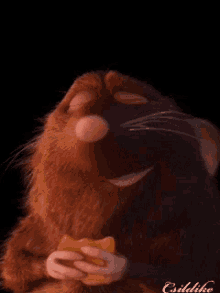 ratatouille mouse eating chewing yum