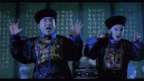 攻撃　キョンシー ヴァンパイア GIF - Jumping Vampire Chinese Vampire Zombie GIFs
