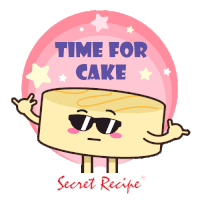 Secret Recipe Secret Recipe Time For Cake Sticker - Secret Recipe Secret Recipe Time For Cake Stickers