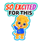 Excited So Excited Sticker - Excited So Excited So Excited For This Stickers