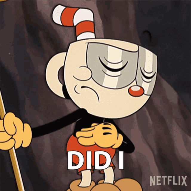 Did I Say That Cuphead GIF Did I Say That Cuphead The Cuphead Show