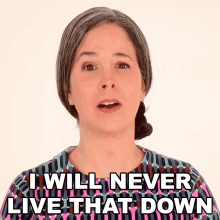 I Will Never Live That Down Rachel Smith GIF - I Will Never Live That Down Rachel Smith Rachels English GIFs