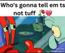 spongebob and squidward from spongebob squarepants are talking to each other