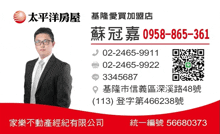 a business card with a man in a suit and tie and a qr code
