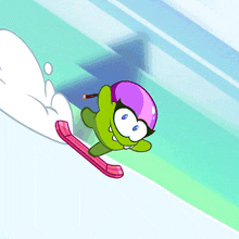 Snowboarding Om Nelle GIF - Snowboarding Om Nelle Cut The Rope GIFs
