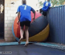 trampoline fail bad landing