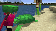 Minecraft Turtle Turtle Minecraft GIF - Minecraft Turtle Turtle Minecraft Turtle GIFs