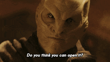 Do You Think You Can Open It L'Ak GIF - Do You Think You Can Open It L'Ak Star Trek Discovery GIFs