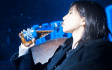 Karina Drink GIF - Karina Drink Beer GIFs