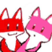 Red Fox Pyong GIF - Red Fox Pyong Hug GIFs