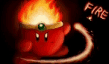 Kirby Fire GIF - Kirby Fire GIFs