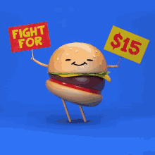 Fight For15 Burger GIF - Fight For15 Burger Cheeseburger GIFs