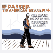 the american rescue plan return the us to full employment employed unemployed american rescue plan