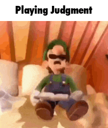 Judgment Luigi GIF - Judgment Luigi GIFs