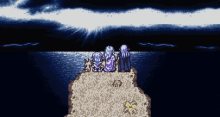Chrono Trigger Ocean GIF - Chrono Trigger Ocean Dark GIFs