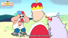 Oh Jeez I'M Breaking Character Steven GIF - Oh Jeez I'M Breaking Character Steven Pearl GIFs