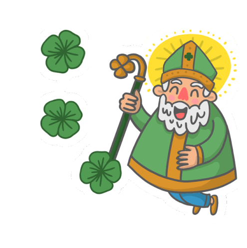 St Patricks Day Maewyn Succat Sticker - St Patricks Day Maewyn Succat Patron Saint Of Ireland Stickers