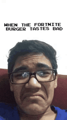Fortnite Burger Taste Bad Frowning GIF - Fortnite Burger Taste Bad Frowning Not Good GIFs