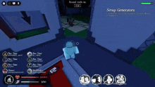 a screenshot of a video game that says round ends in