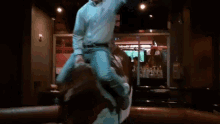 Mike Bull Riding GIF