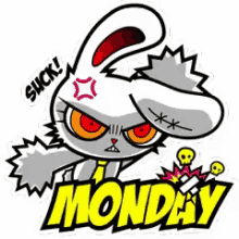 Bunny Monday GIF - Bunny Monday Animated GIFs