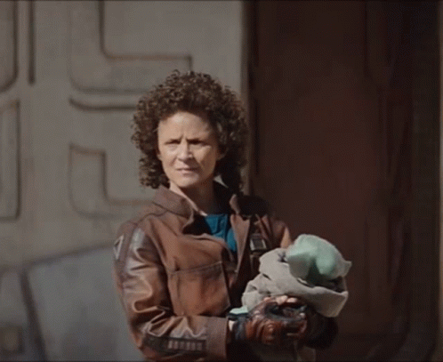 Amy Sedaris cuddles Baby Yoda in new episode of The Mandalorian