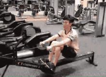 rower exercise workout getting fit