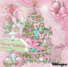 Christmas Pink GIF