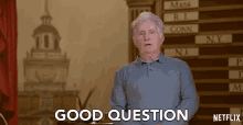 Good Question Martin Sheen GIF - Good Question Martin Sheen Robert Hanson GIFs