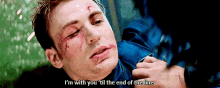 Captain America Winter Soldier GIF - Captain America Winter Soldier Im With You Til The End Of Line GIFs
